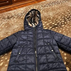 Kids Burberry winter coat size 7